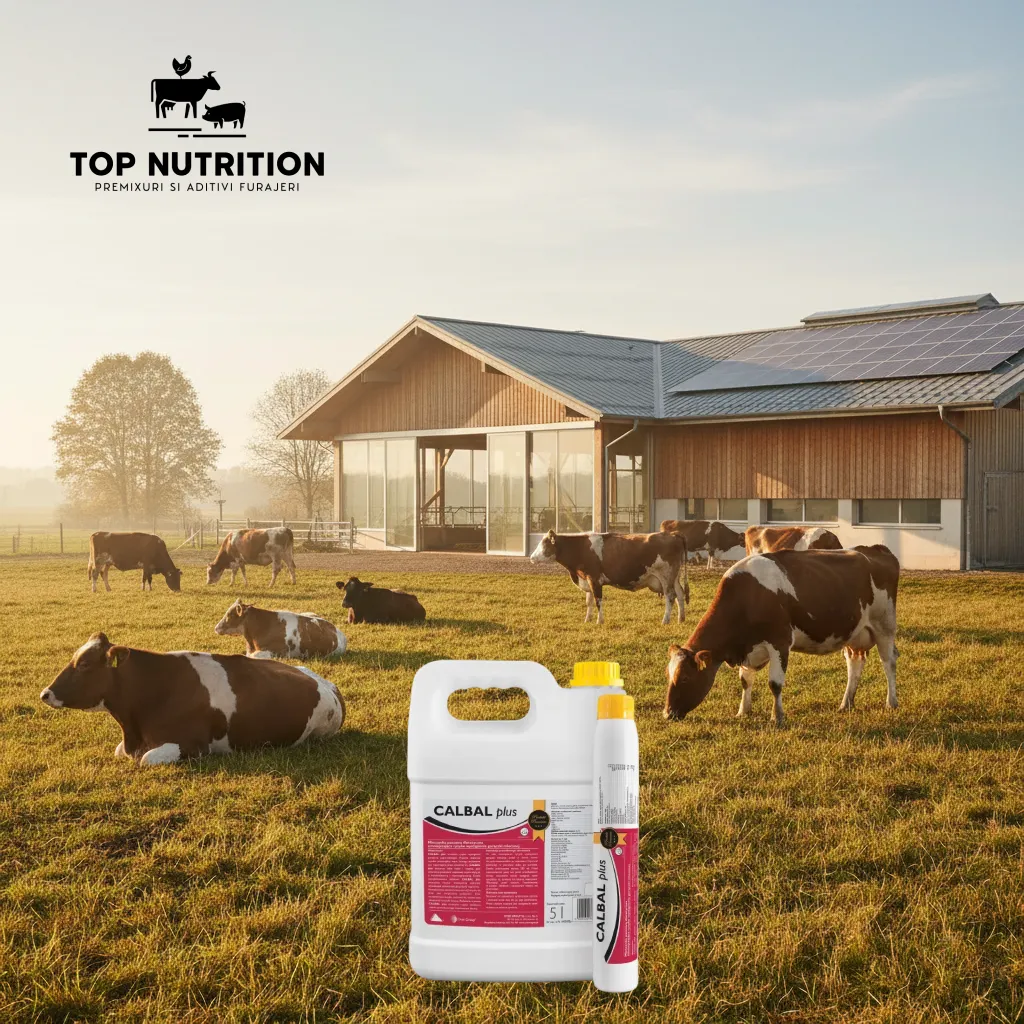 Febra laptelui la vaci – prevenire cu Calbal Plus, soluție cu calciu și fosfor